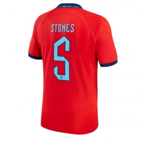 England John Stones #5 Bortatröja VM 2022 Kortärmad